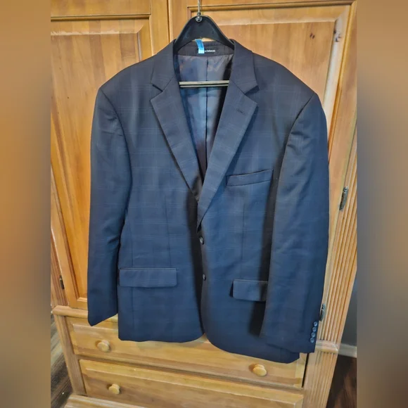 Pronto Uomo Dark Checkered Suit